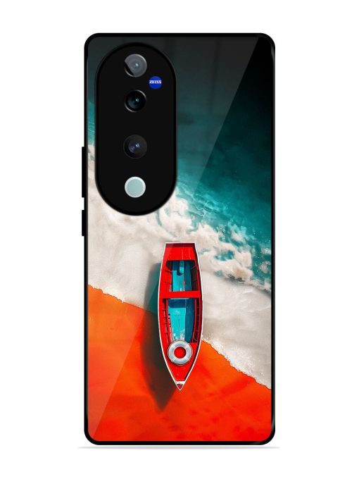 Crimson Tide Glossy Soft Edge Case for Vivo T3 Ultra (5G) Chachhi