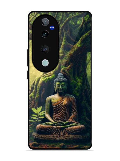 Green Buddha Art Glossy Soft Edge Case for Vivo T3 Ultra (5G)