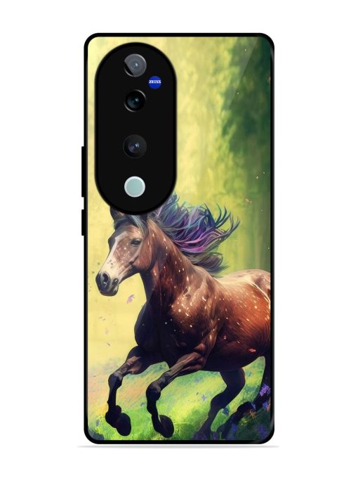 Enchanted Gallop Glossy Soft Edge Case for Vivo T3 Ultra (5G) Chachhi