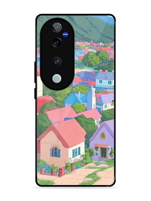 Pastel Paradise Glossy Soft Edge Case for Vivo T3 Ultra (5G)
