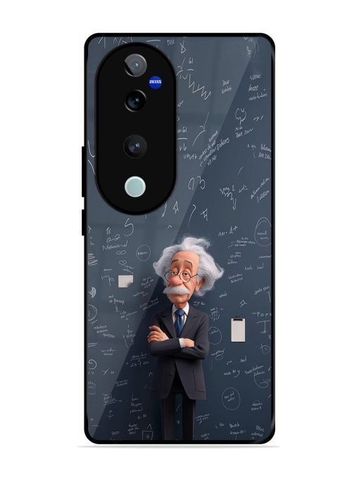 Albert Einstein Glossy Soft Edge Case for Vivo T3 Ultra (5G) Chachhi