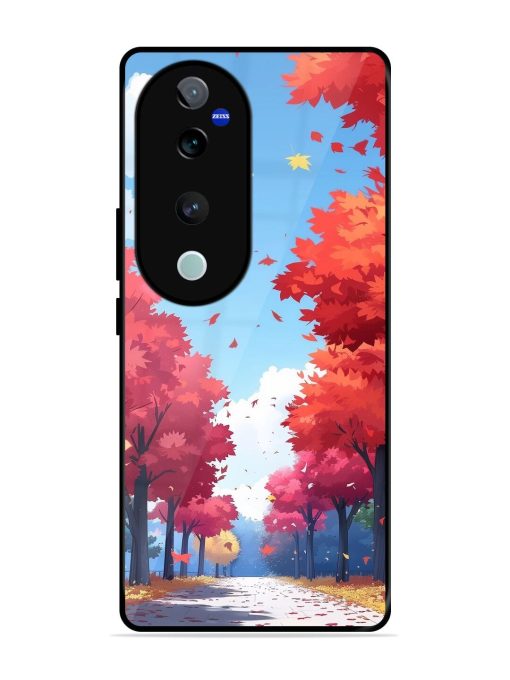 Autumn'S Embrace Glossy Soft Edge Case for Vivo T3 Ultra (5G) Chachhi