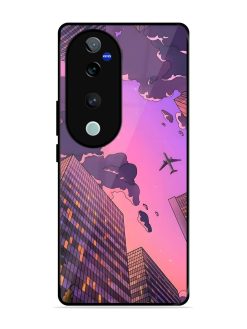 Urban Twilight Glossy Soft Edge Case for Vivo T3 Ultra (5G)