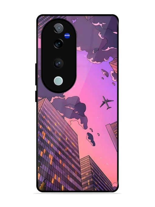 Urban Twilight Glossy Soft Edge Case for Vivo T3 Ultra (5G) Chachhi