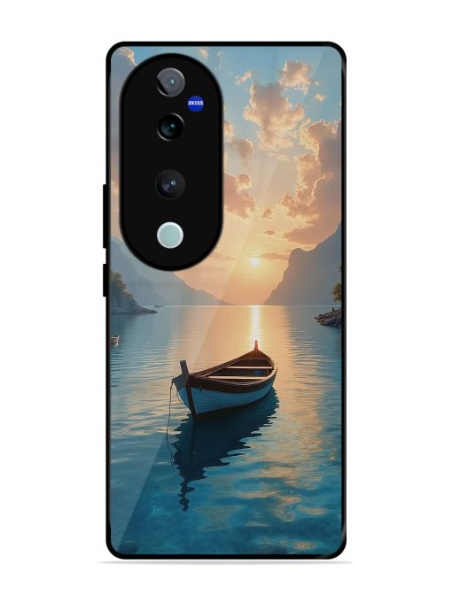 Serene Sunset Glossy Soft Edge Case for Vivo T3 Ultra (5G)