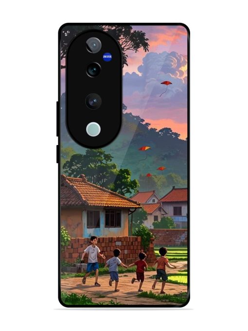 Sunset Play Glossy Soft Edge Case for Vivo T3 Ultra (5G) Chachhi