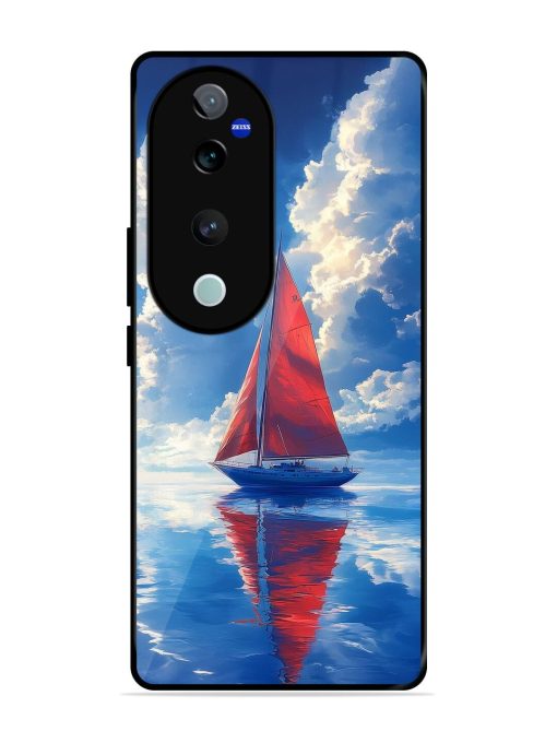 Crimson Sails Glossy Soft Edge Case for Vivo T3 Ultra (5G)