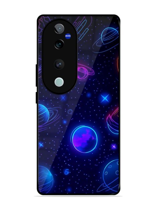 Neon Cosmos Glossy Soft Edge Case for Vivo T3 Ultra (5G) Chachhi