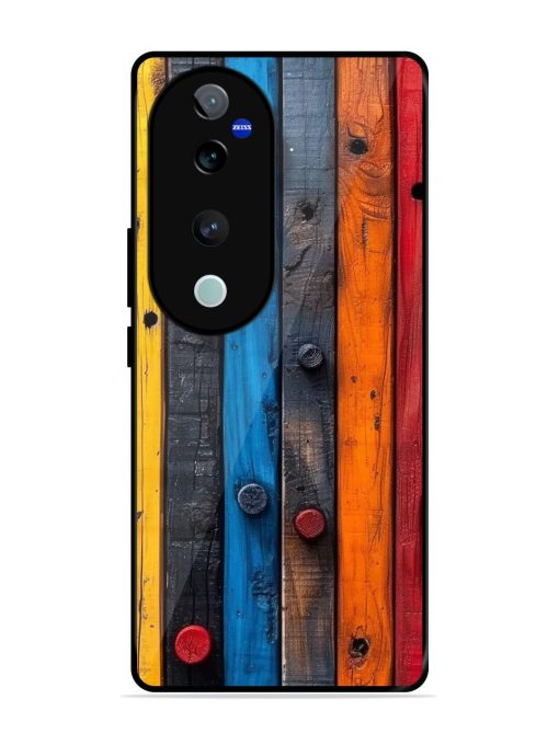 Rainbow Plank Glossy Soft Edge Case for Vivo T3 Ultra (5G)