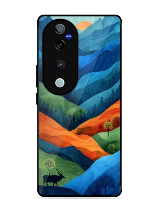 Layers Of The Land Glossy Soft Edge Case for Vivo T3 Ultra (5G)