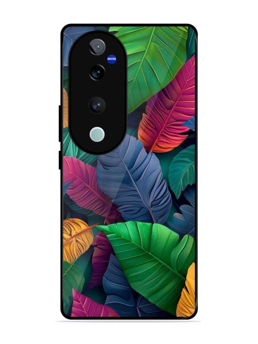 Tropical Tapestry Glossy Soft Edge Case for Vivo T3 Ultra (5G)
