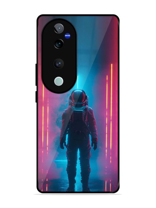 Neon Astronaut Glossy Soft Edge Case for Vivo T3 Ultra (5G) Chachhi