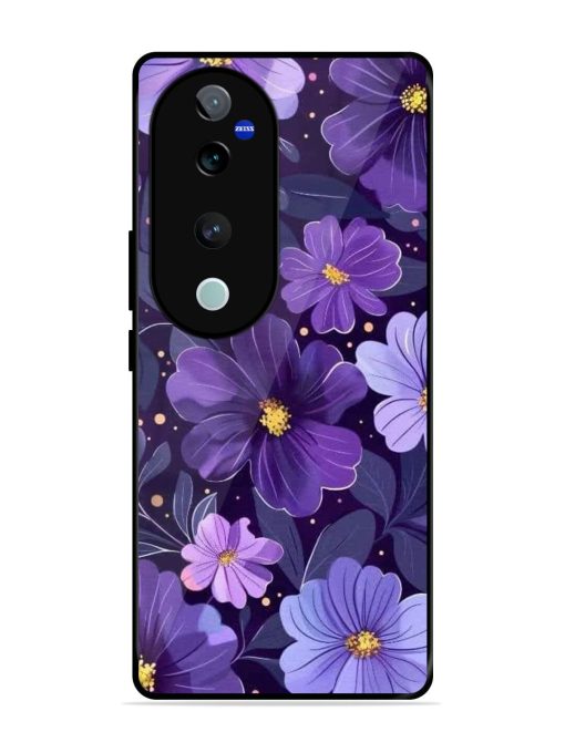 Purple Paradise Glossy Soft Edge Case for Vivo T3 Ultra (5G) Chachhi