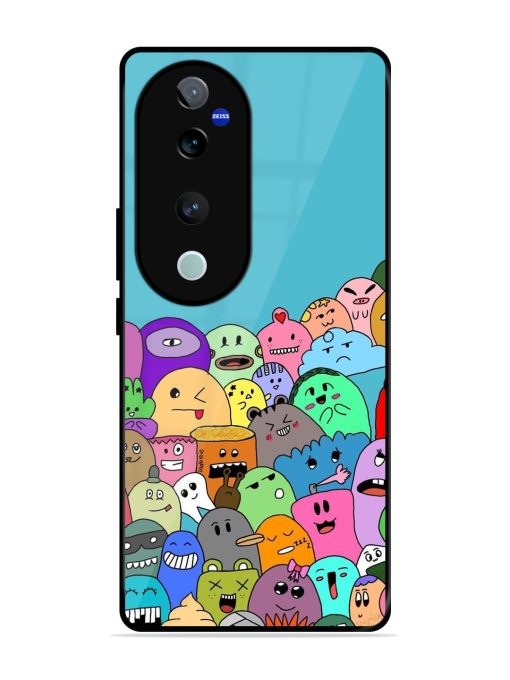 Monster Mash Glossy Soft Edge Case for Vivo T3 Ultra (5G) Chachhi