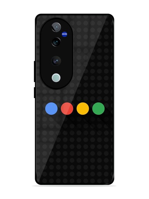 Google Dots Glossy Soft Edge Case for Vivo T3 Ultra (5G) Chachhi