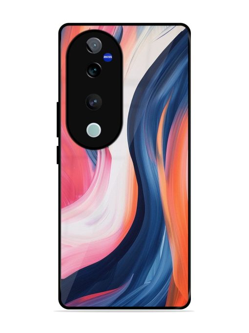 Whirling Hues Glossy Soft Edge Case for Vivo T3 Ultra (5G)