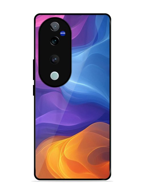 Cosmic Currents Glossy Soft Edge Case for Vivo T3 Ultra (5G) Chachhi