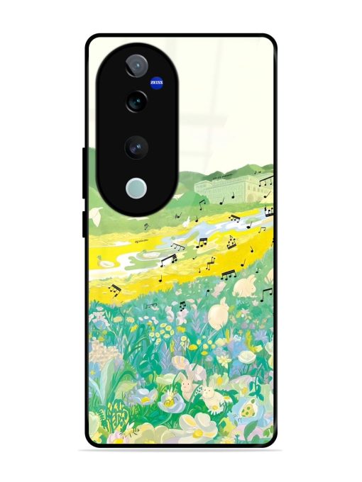 Melody In Bloom Glossy Soft Edge Case for Vivo T3 Ultra (5G) Chachhi