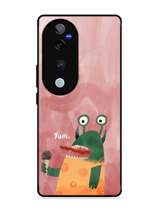 Hungry Monster Glossy Soft Edge Case for Vivo T3 Ultra (5G) Chachhi