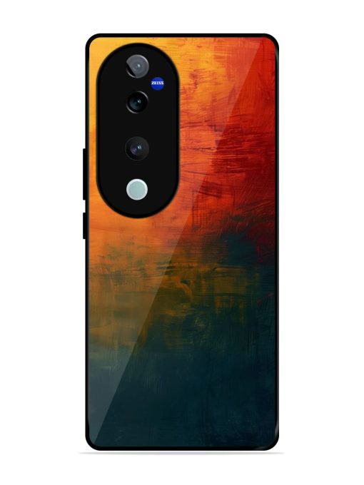 Golden Hour Canvas Glossy Soft Edge Case for Vivo T3 Ultra (5G)