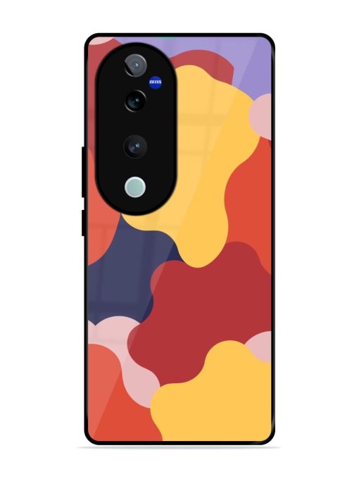 Gooey Color Chaos Glossy Soft Edge Case for Vivo T3 Ultra (5G) Chachhi