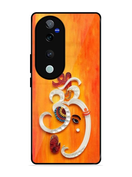 Ganesha In Quilling Art Glossy Soft Edge Case for Vivo T3 Ultra (5G) Chachhi