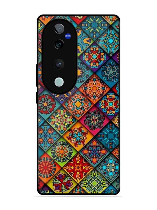 Patchwork Mandala Mosaic Glossy Soft Edge Case for Vivo T3 Ultra (5G) Chachhi