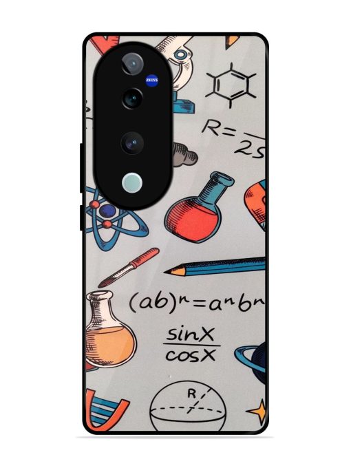 Science Doodle Delight Glossy Soft Edge Case for Vivo T3 Ultra (5G) Chachhi