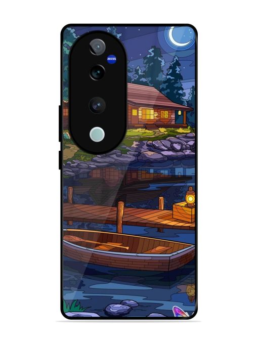 Moonlit Serenity Glossy Soft Edge Case for Vivo T3 Ultra (5G) Chachhi