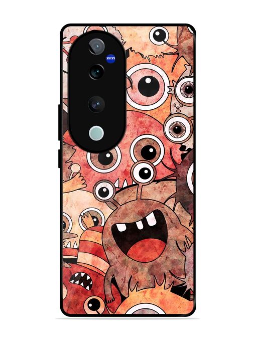 Monster Mash Glossy Soft Edge Case for Vivo T3 Ultra (5G) Chachhi