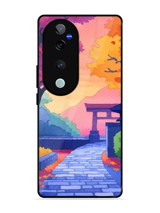 Autumnal Serenity Glossy Soft Edge Case for Vivo T3 Ultra (5G) Chachhi