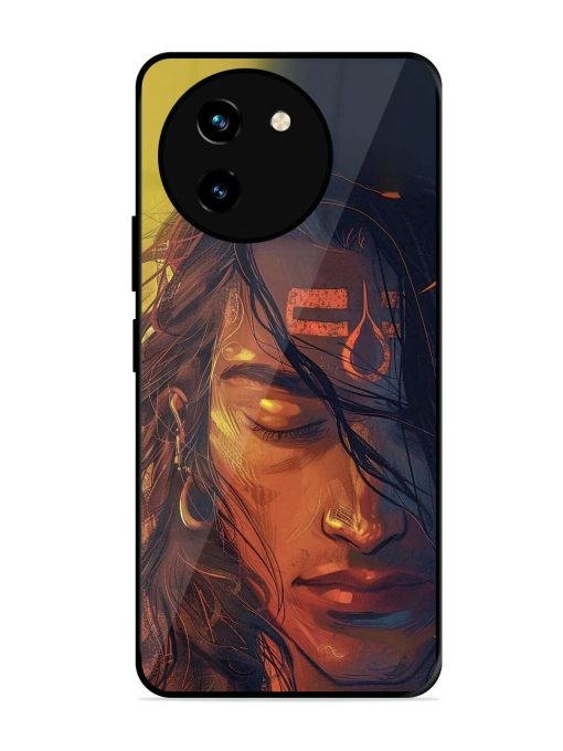 Tranquil Shiva Glossy Soft Edge Case for Vivo T3X (5G) Chachhi