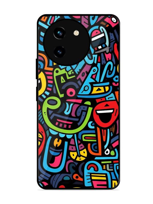 Doodlephoria Glossy Soft Edge Case for Vivo T3X (5G) Chachhi