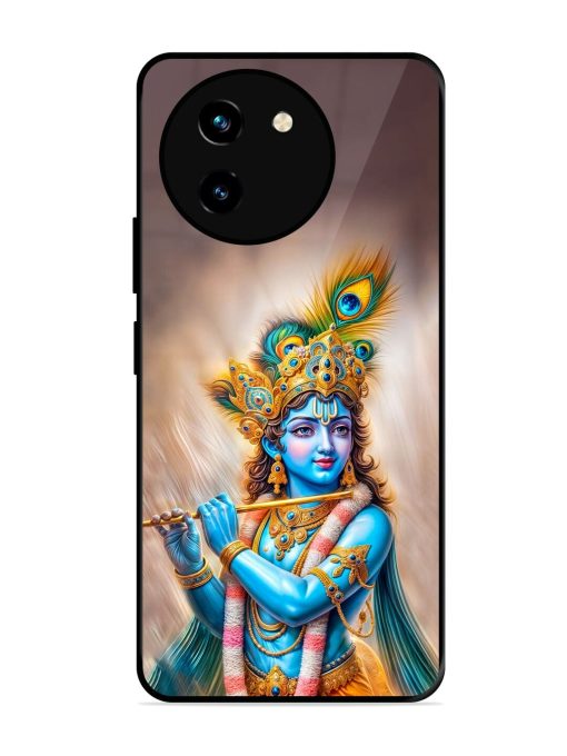 Divine Krishna Glossy Soft Edge Case for Vivo T3X (5G) Chachhi