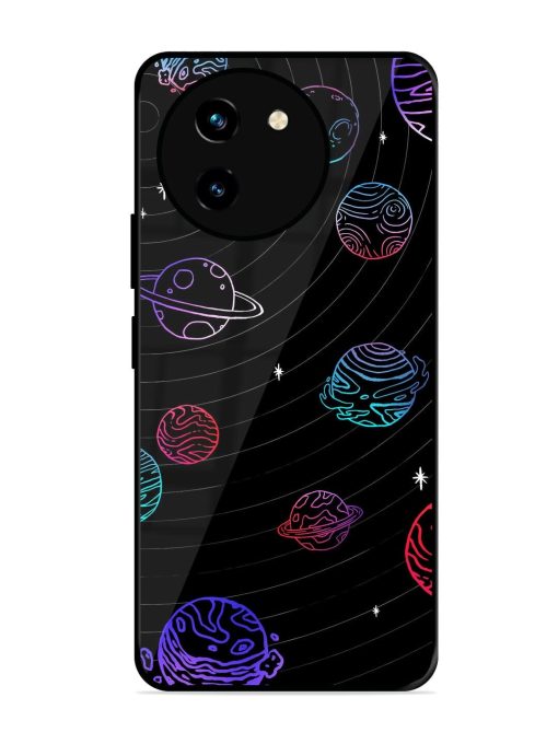 Cosmic Ballet Glossy Soft Edge Case for Vivo T3X (5G) Chachhi