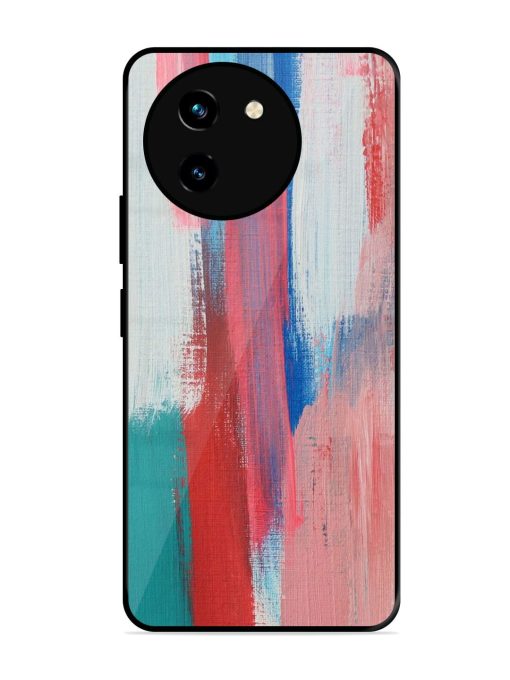 Colorful Chaos Glossy Soft Edge Case for Vivo T3X (5G) Chachhi