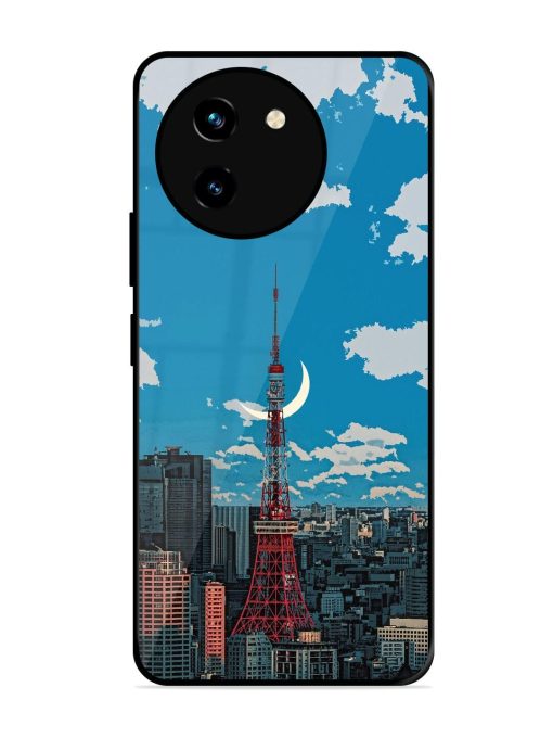 Tokyo Twilight Glossy Soft Edge Case for Vivo T3X (5G) Chachhi