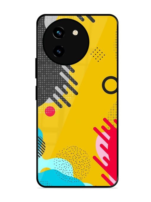 Neon Pop Glossy Soft Edge Case for Vivo T3X (5G) Chachhi