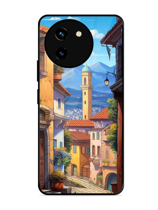 Tuscan Twilight Glossy Soft Edge Case for Vivo T3X (5G) Chachhi