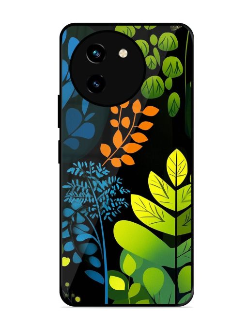 Midnight Garden Glossy Soft Edge Case for Vivo T3X (5G) Chachhi