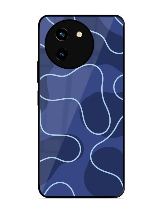 Midnight Maze Glossy Soft Edge Case for Vivo T3X (5G) Chachhi