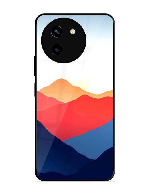 Sunset Peaks Glossy Soft Edge Case for Vivo T3X (5G) Chachhi