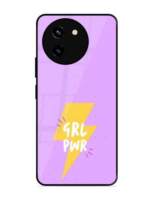 Girl Power Spark Glossy Soft Edge Case for Vivo T3X (5G) Chachhi