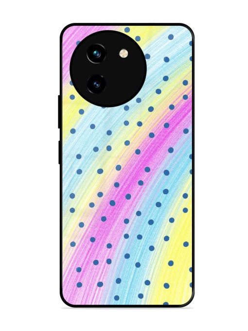 Polka Dot Paradise Glossy Soft Edge Case for Vivo T3X (5G) Chachhi