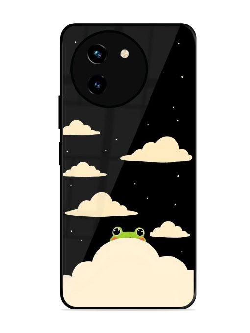 Froggy Night Sky Glossy Soft Edge Case for Vivo T3X (5G) Chachhi