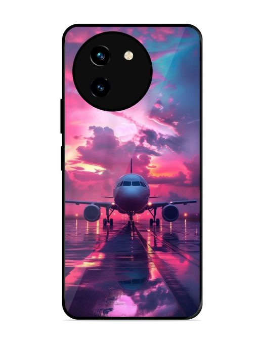 Neon Runway Glossy Soft Edge Case for Vivo T3X (5G) Chachhi