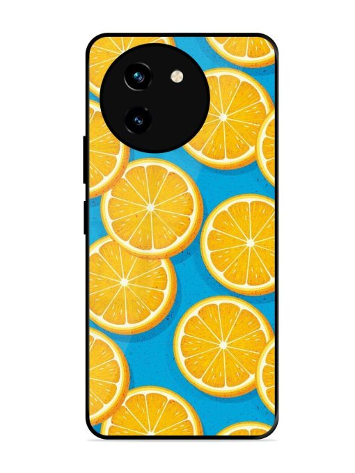 Citrus Symphony Glossy Soft Edge Case for Vivo T3X (5G) Chachhi