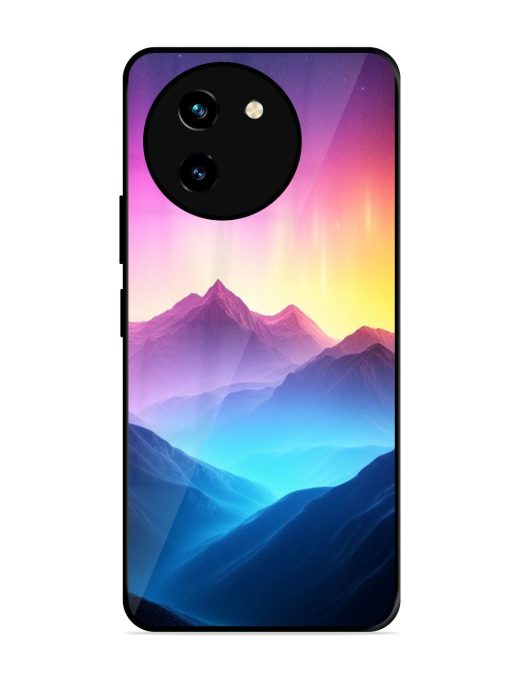 Cosmic Mountains Glossy Soft Edge Case for Vivo T3X (5G) Chachhi