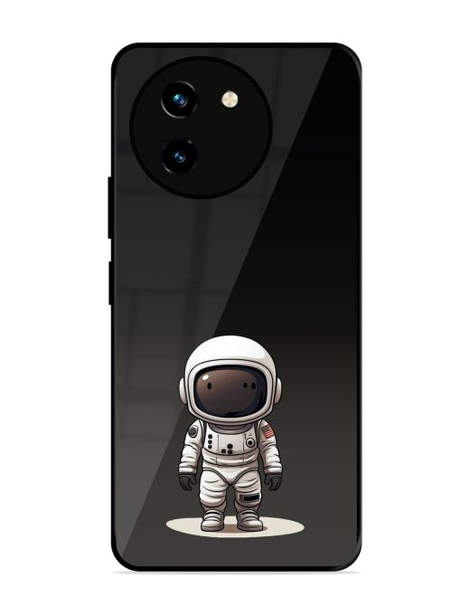 Neon Astronaut Glossy Soft Edge Case for Vivo T3X (5G) Chachhi