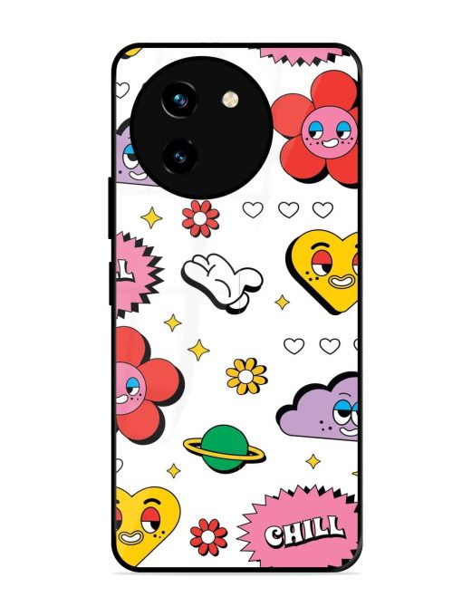 Whimsical Wonderland Glossy Soft Edge Case for Vivo T3X (5G) Chachhi